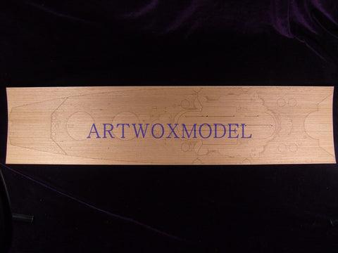 Artwox model wooden deck for model big and battleship wooden deck AW30002