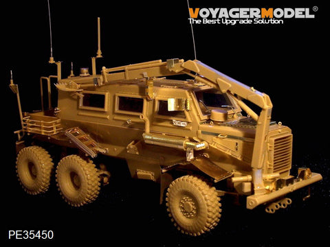 Voyager PE35450 "buffalo" 6X6 long range Minefield Detection System demining vehicle metal etching parts