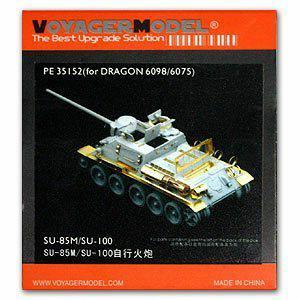 Voyager model metal etching sheet PE35152 SU-85M/SU-100 tank destroyer Upgrade Kit