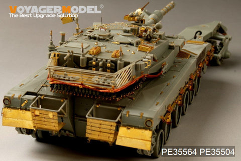 Voyager model metal etching sheet PE 35564 Merkava Mk .3 BAZ main battle tank and mine clearance roll upgrade etching parts