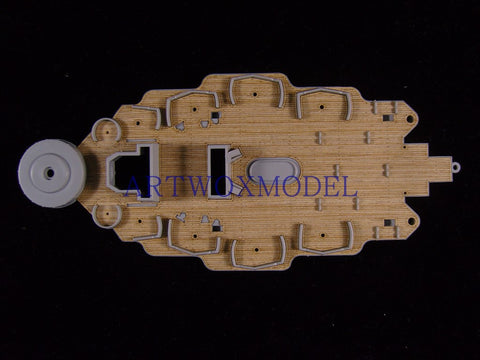 Artwox model wooden deck for Hobbyboss 86501 American BB-39 Arizona 1941 Wood Deck AW10060