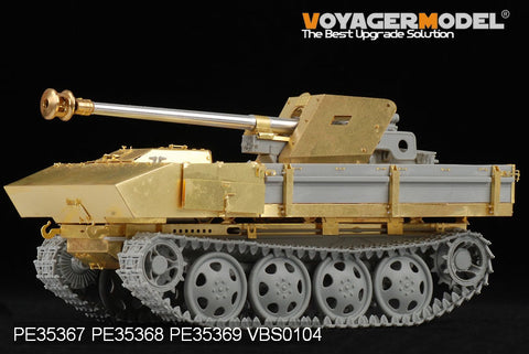 Voyager Model Metal Etching Sheet PE35367 stair RSO self propelled antitank gun upgrade base metal etch