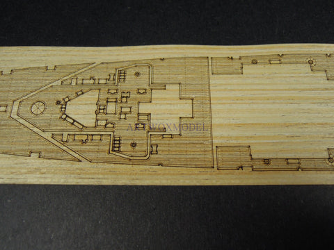 Artwox model wooden deck for tamiya 31617 - inch counterattack battle cruiser wood deck aw 20121