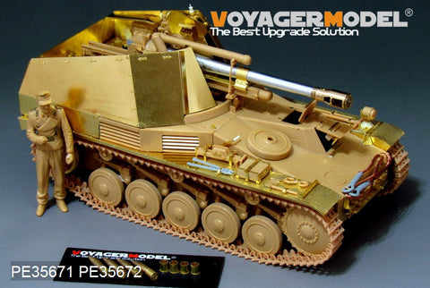 Voyager PE35671 "wild bees" 105mm self propelled howitzer upgrade metal etching parts (T Society)