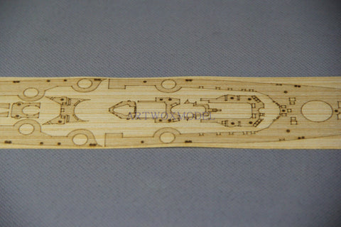 Artwox model wooden deck for Trumpeter 05712 tyebates battleship 19443M covering paper and wood deck PE AM20007A