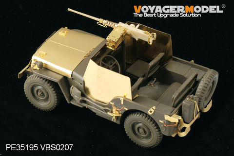 Voyager model metal etching sheet PE 35195 World War II Willis MB Combat Land Cruiser Armoured Modified Metal Erosion