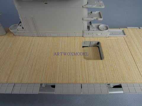Artwox model wooden deck for Trumpeter 05608 US CV-2 Lexington Aircraft Carrier 1942 Wood Deck AW10119
