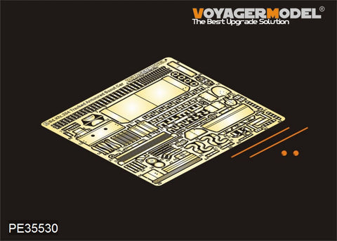 Voyager model metal etching sheet PE 35530 SD. kfz.254 metal etching part for wheeled / tracked hybrid armored reconnaissance vehicle