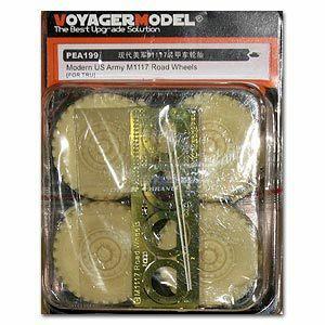 Resin tires for Voyager PEA199 M1117 wheeled armored vehicle