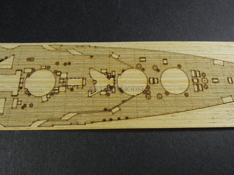 Artwox model wooden deck for Qingdao society 050880 Japanese Navy ship 1938 AW20122