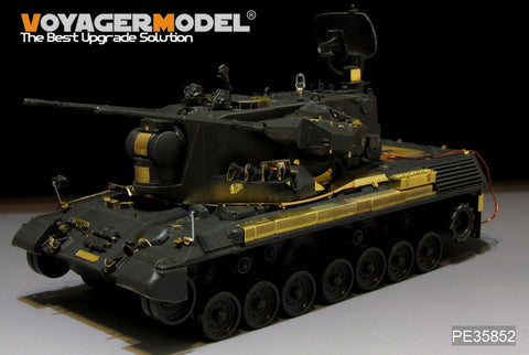 Voyager Model etching sheet PE35852 modern German cheetah self propelled antiaircraft gun A1 type basic modification