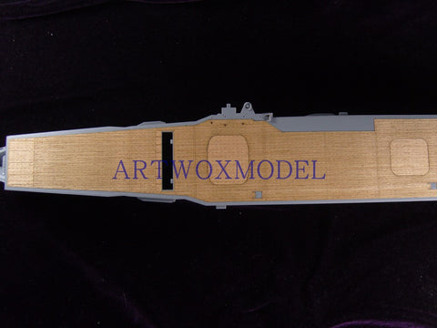 Artwox model wooden deck for Fujimi 600048 old Japanese Navy aircraft carrier Rui wood deck AW10027