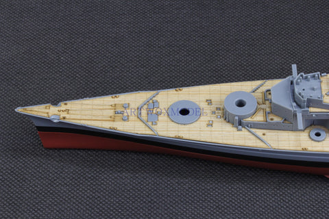 Artwox model wooden deck for MENG PS-003 De Bismarck Battleship 3M Cover Paper PE Wood Deck AM2001A