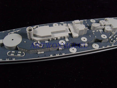 Artwox model wooden deck for Trumpeter 05735 USS Washington BB-56 Blue Wood Deck AW20020
