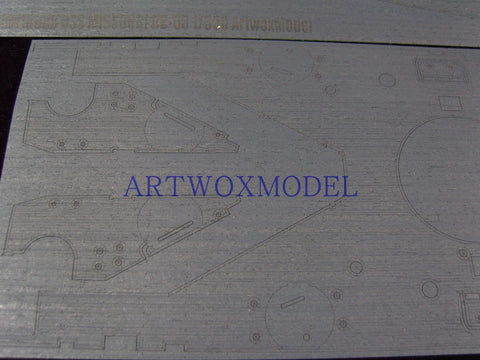 Artwox model wooden deck for Tamiya 78018 Missouri Battleship Wood Deck AW10039