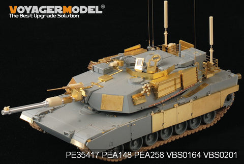 Voyager model metal etching sheet PE 35417 m1 a1 tusk 1 Abrams main battle tank upgrade metal etching kit