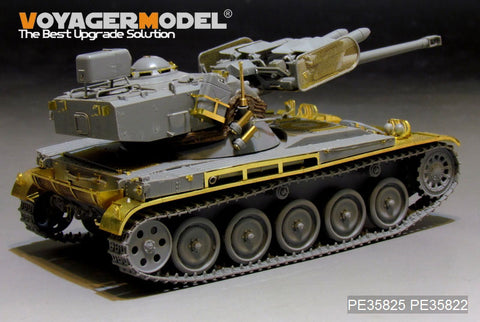 Voyager model metal etching sheet PE35825 Modern French AMX-13 / 75 with SS-11 ATGM light tank reconstruction