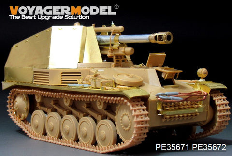 Voyager PE35671 "wild bees" 105mm self propelled howitzer upgrade metal etching parts (T Society)