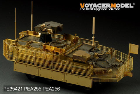 Voyager model metal etching sheet PEA256 "West Rick" armored vehicle is a IED jammer / high power antenna / identification board.