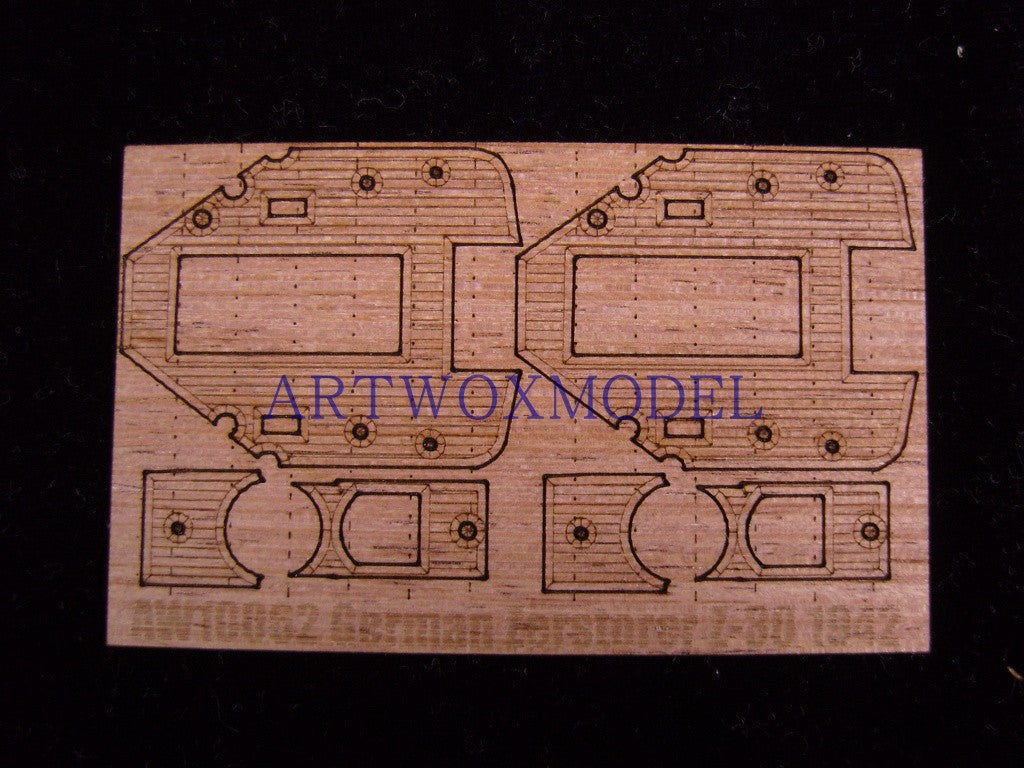 ARTWOX model wooden deck trumpet 05322 ensemble Z-30 racing car No. 1942 AW10062