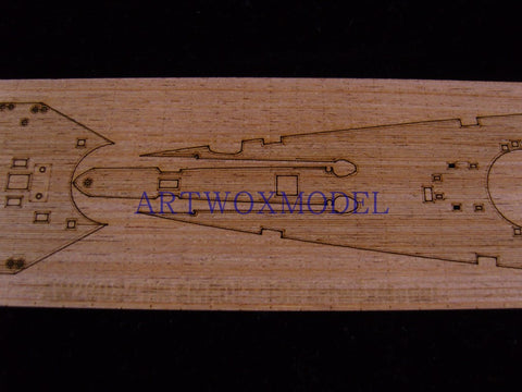 Artwox model wooden deck for Fujimi 401041 Japanese Navy Sky City cruiser wooden deck AW20034