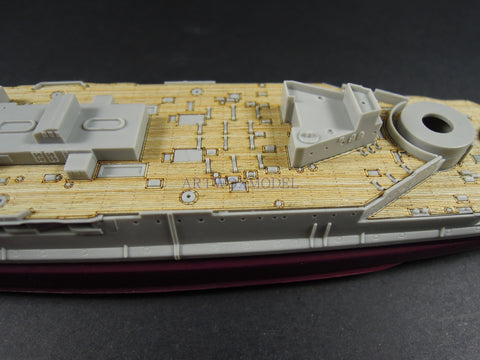 Artwox model wooden deck for Trumpeter 05798 Battleship 1941 wooden deck W20114