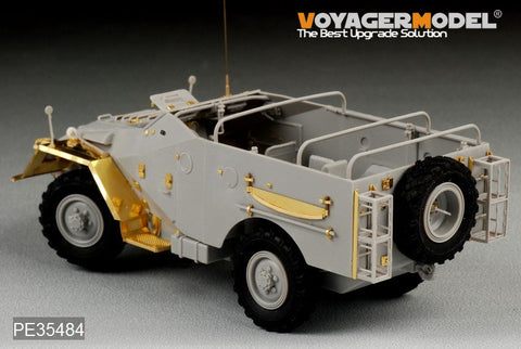 Metal etching kit for upgrading voyager PE 35484 btr - 40 wheeled armored transport vehicle