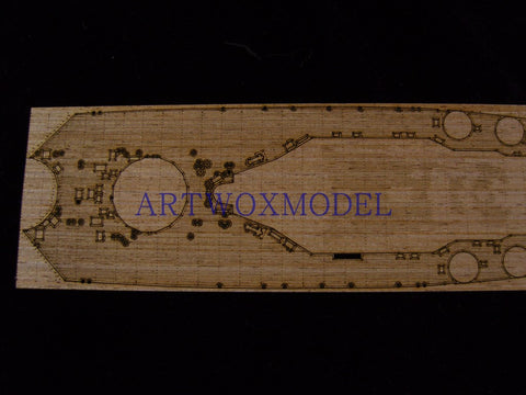 ARTWOX Tamiya 77504 World War II British Nelson Battleship Wood Deck AW20052