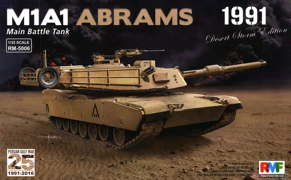 Rye Field 1/35 scale model RM5006 M1A1 Abrams 1991