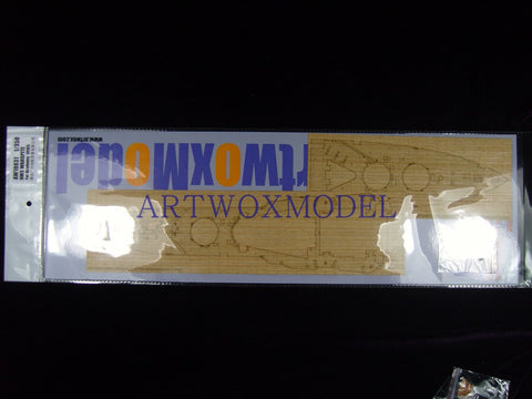 Artwox model wooden deck for Academy 14105 battle weary battleship wood deck aw 10031