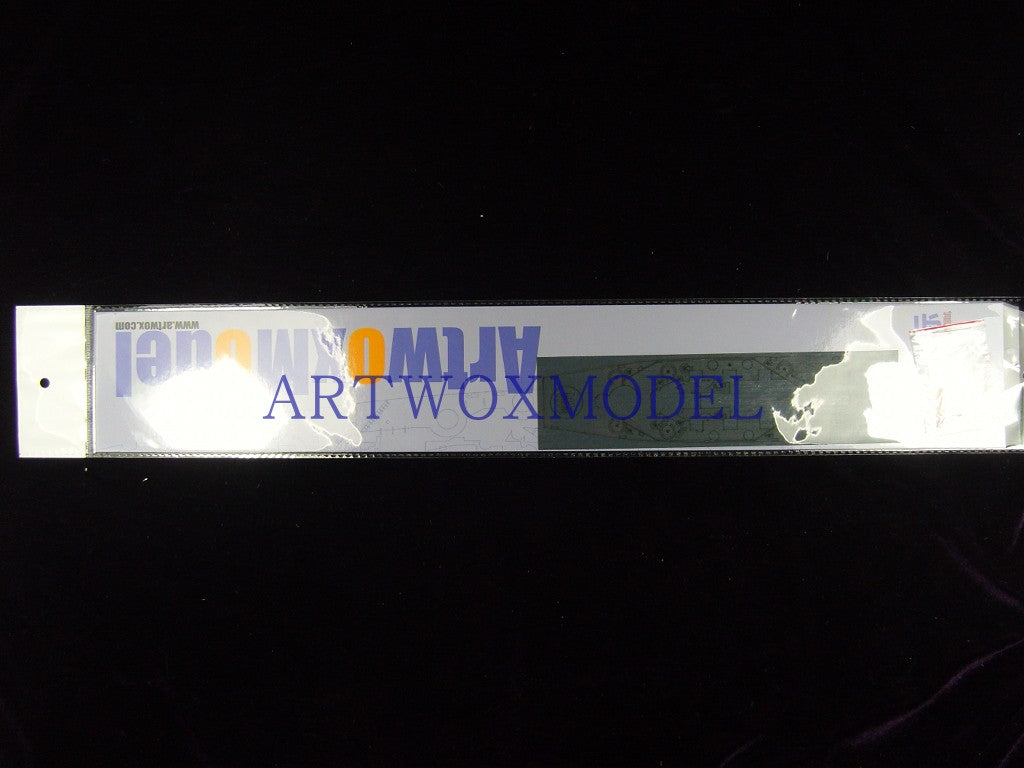 Artwox model wooden deck for Trumpeter 05761 U.S. Navy BB-59 blue wood deck AW20021