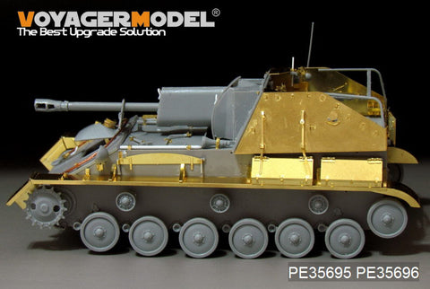 Voyager Model etching sheet PE 35696 Soviet SU-76 self-propelled anti-tank gun wing plate for metal etching