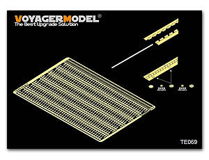 Voyager model metal etching sheet TE069 1/35 model general modification hinge hinge 3 (middle hinge) metal etch