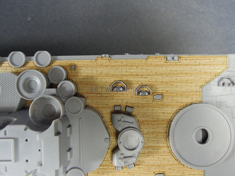 Artwox model wooden deck for HASEGAWA 40151 Japanese battleship "Yamato" battleship wooden deck AW50047