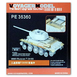 Voyager model metal etching sheet PE 35360 t - 34 / 85 metal etcher for medium-sized chariot upgrade ( afv club )