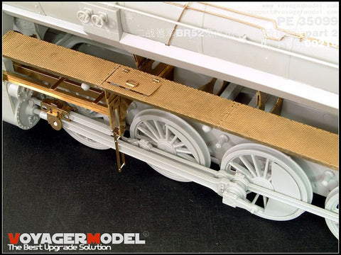 Voyager Model etching sheet PE35099 PE35099 base metal etch for upgrading of Bavaria BR52 steam locomotive (2)