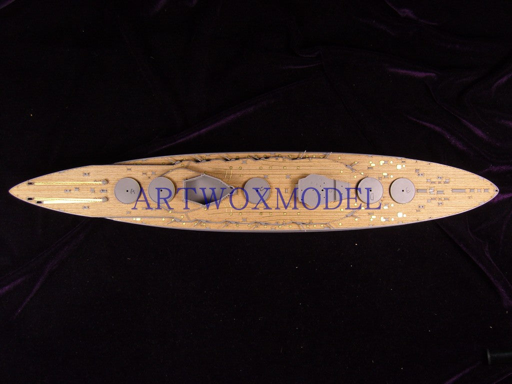 Artwox model wooden deck for ICM/S005 First World War German Border Governor Battleship Wood Deck AW10061