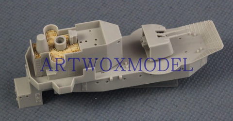 Artwox model wooden deck for trumpeter 05332 Royal Navy "Zulu" 1941 wooden deck AW10124