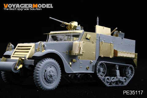 Voyager model metal etching sheet PE35117 M2 half-track armoured transport vehicle etching upgrade kit