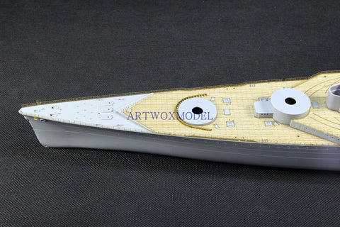 Artwox model wooden deck for Hobby boss 86507 Battleship Wood Deck AW10141, Strasbourg, France