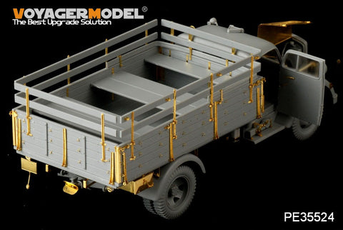 Voyager model metal etching sheet PE 35524 Opel "Lightning" 3 ton truck shallow cargo box type metal etching pieces(Dragon)