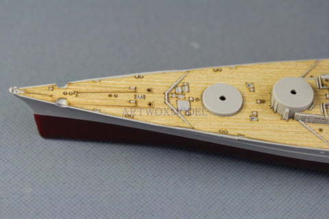 Artwox model wooden deck for Trumpeter 05712 tyebates battleship 19443M covering paper and wood deck PE AM20007A