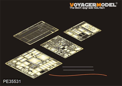 Voyager PE35531 87 type 35mm self propelled antiaircraft artillery air defense system upgrade metal etching Kit