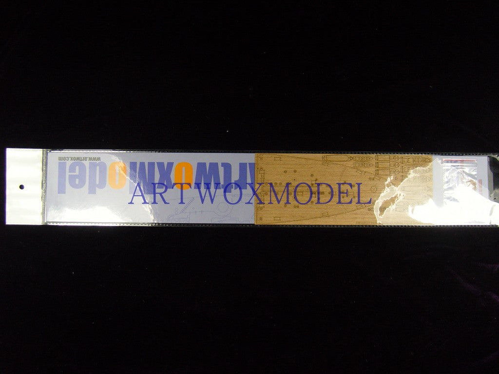 Artwox model wooden deck for trumpeter 05318 Italian navy battleship USS Roman wooden deck AW10034