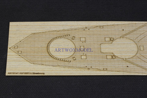 Artwox model wooden deck for Hobby boss 86507 Battleship Wood Deck AW10141, Strasbourg, France