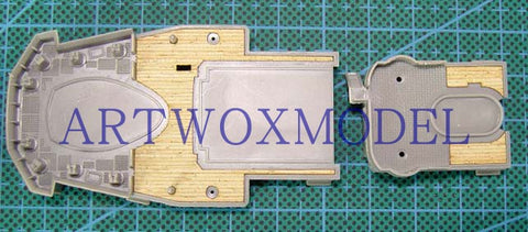 ARTWOX Model Wooden Deck for Revell 05040 deck AW10007 of the German battleship Bismarck