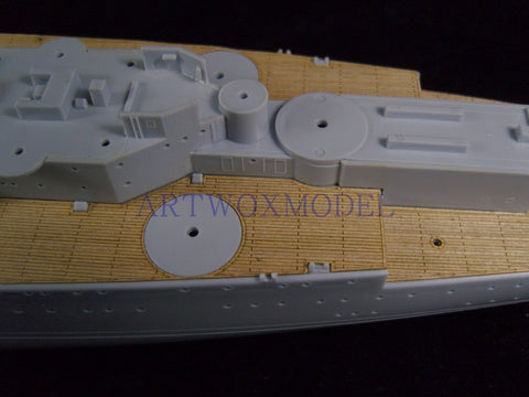 Artwox model wooden deck for Heller 81073 Dunkirk battleship wooden deck AW50018
