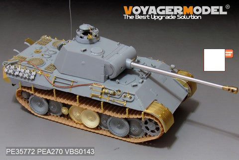 Voyager model metal etching sheet PE35772 Basic reconstruction of German Early Panther A tanks in World War II