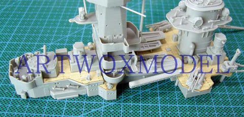 Artwox model wooden deck for trumpeter 05316 Germany Glaf Spey Admiral Battleship deck AW10006