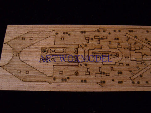 Artwox model wooden deck for Fujimi 401041 Japanese Navy Sky City cruiser wooden deck AW20034